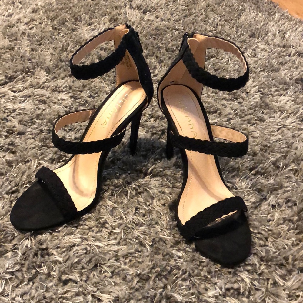 Black stilettos